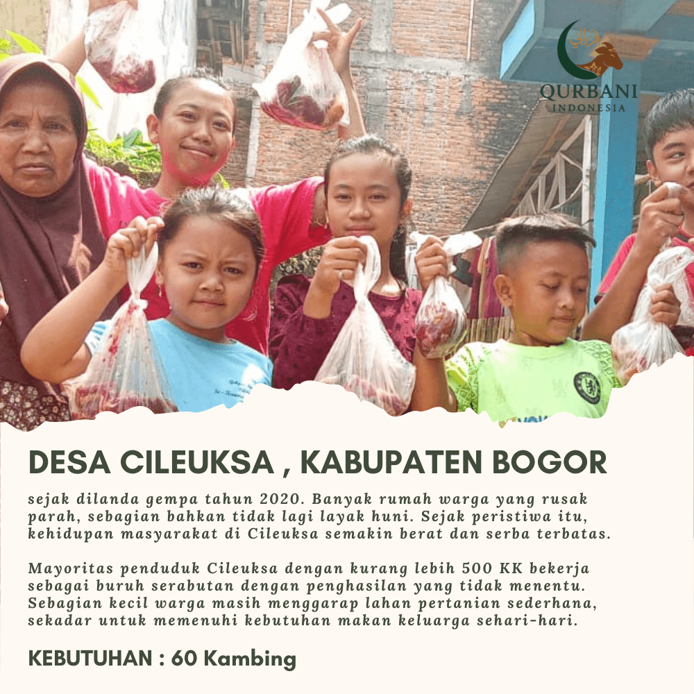 Qurban di Daerah Rawan Bencana